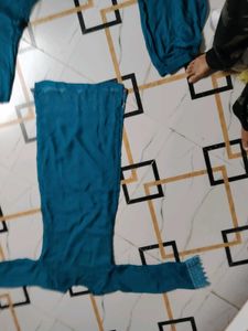 Beautiful Teal Embroidered Kurta Set