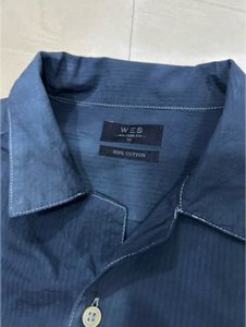 Men's Black Short Sleeve Button-Up Shirt
