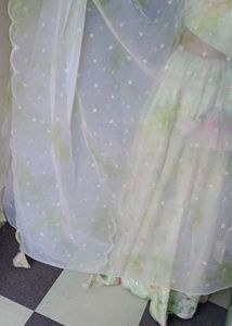 lehnga choli with long dupatta