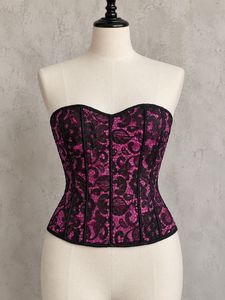 Purple Lace Corset Top