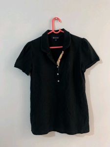 Classic Black Polo Shirt for girls by Ralph Lauren