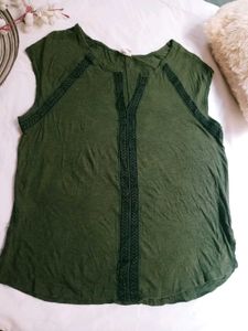 Merona Women Tank Top Embroidered