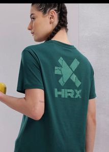 Direct Buy🌱- HRX Rapid Dry Teal Solid T-Shirt