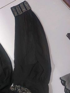 Elegant Black dress with pent dupatta