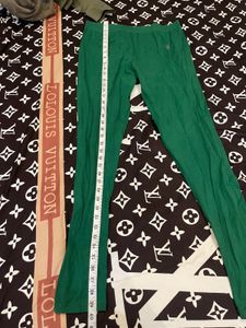 Green Casual Bottoms
