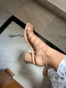 CAI Elegant Nude Heels
