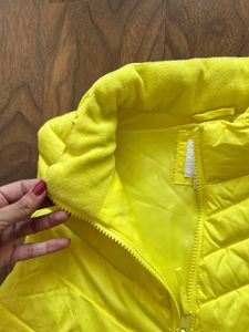 Gap Neon Yellow Puffer Vest