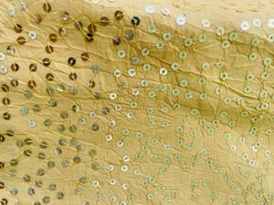 Golden Sequin 2.5meter fabric