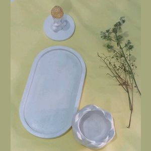 Zen Buddha &amp; Lotus Bowl Decor Set