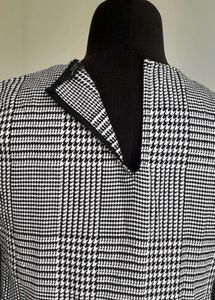 Zara Plaid Lace Trim Top