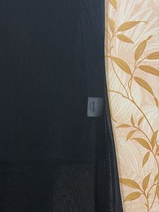 Elegant Black Mesh Ethnic Skirt