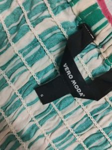 Vero Moda Smocked Square Neck Top
