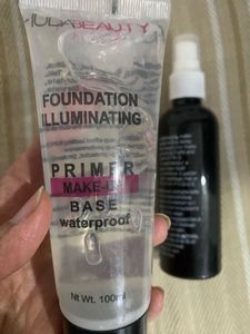 Huda Beauty Primer and Matte Fixer