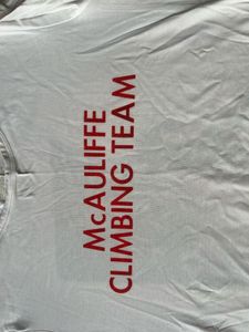 White McAuliffe Climbing Team T-Shirt