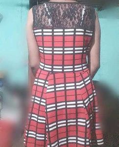 Chic Plaid Skater Dress