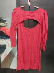 Red Cutout Dress