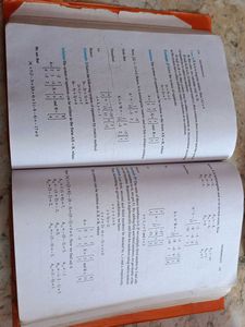 Vintage Orange Mathematics Book