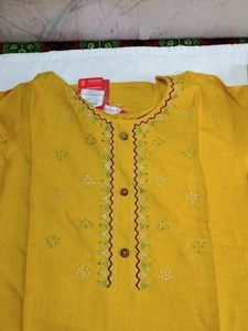 Aviraa Turmeric Yellow Kurti