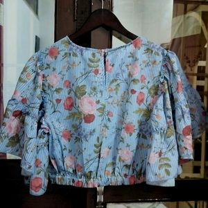 FLORAL crop Top #STUDIO