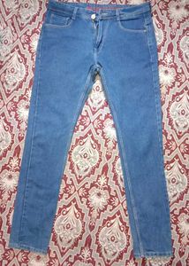 Men's Blue Denim Jeans | Slim Fit | Wai