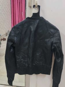 Morgan Black pure Leather Jacket