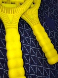 Yellow Plastic Racket Set