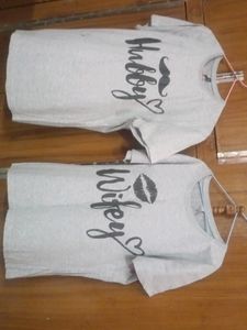 Hubby Wifey Combo T-shirt