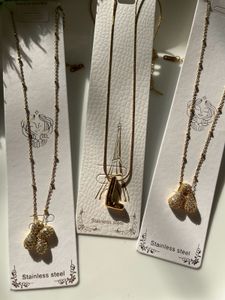 Gold 'L' Initial Layered Necklace