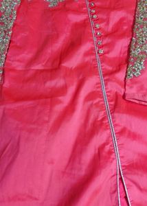 Pink Embroidered Kurta Set  4 festive  season