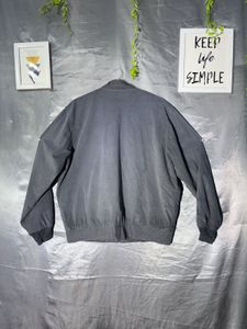 Men's Gray Bomber Jacket