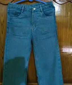 Light Blue Wide Leg Jeans