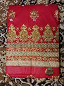 Dark Pink & Gold Embroidered Salwar Kameez Suit