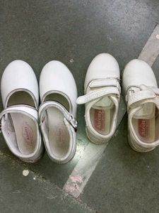 White Kids Shoes combo