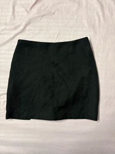 Chic black  Wrap Mini Skirt