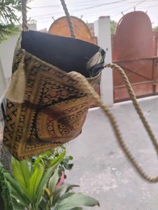 Gold Ethnic Tote Bag