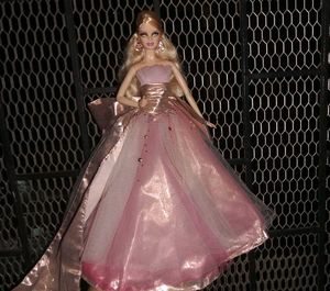 Sparkling Pink Ball Gown Barbie Doll