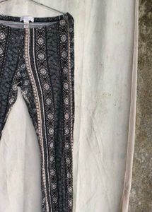 Boho Print Bell Bottom Pants