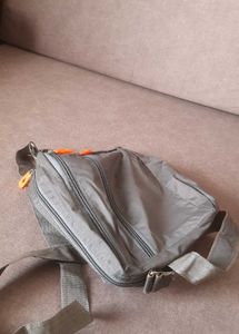Unused Unisex Stylish Grey Sling  Bag