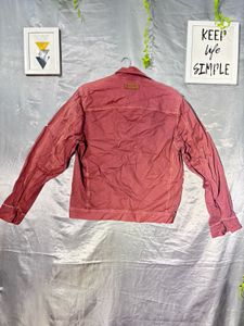 MARLBORO Men's Maroon Casual Jacket
