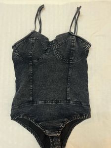 Denim Bodysuit
