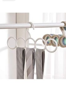 5 Ring Scarf Hanger Wardrobe Storage 2 PCs
