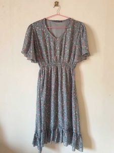 The Grey Posy knee legth dress