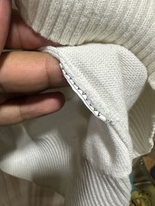Pull &amp; Bear Checkered V-Neck Sweater