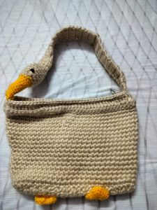 Crochet Goose Bag