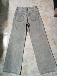 straight Leg Grey Jeans