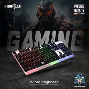 FRONTECH Wired Gaming Keyboard with 104 Keys | Rai