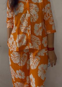 Vibrant Floral Print Co-ord Set
