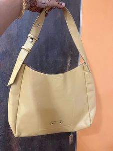 Chic Yellow Vera Moda Hobo Tote Bag