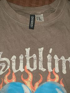 Sublime Heart Flame Graphic T-Shirt