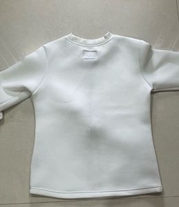 White Cherry Print Sweatshirt